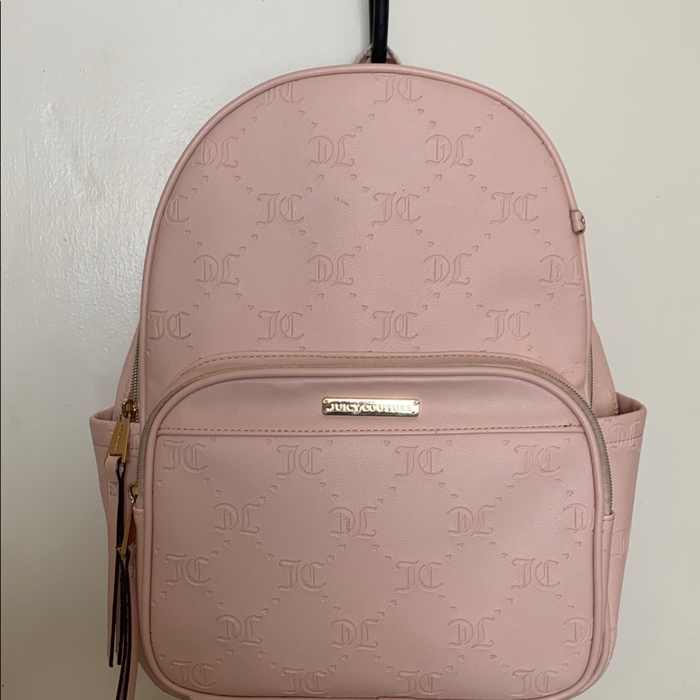 Juicy Couture Blush Pink Embossed Backpack